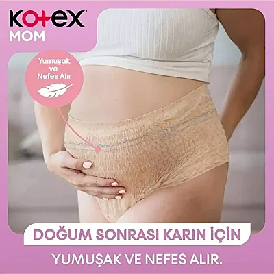 Kotex Mom Doğum Sonrası Emici Külot 8li S-M Beden - 7