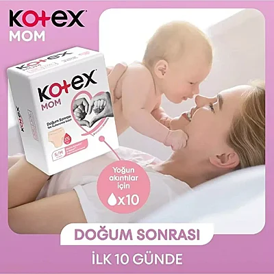Kotex Mom Doğum Sonrası Emici Külot 8li S-M Beden - 8