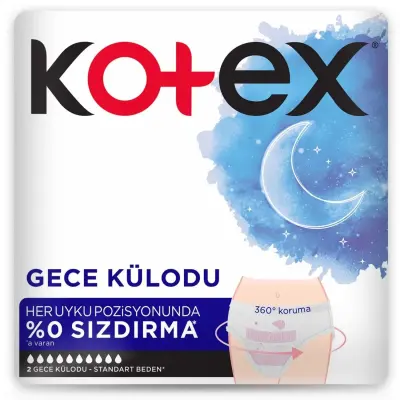 Kotex Regl Gece Külodu 2'li (1)