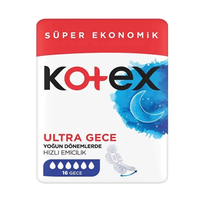 Kotex Ultra Quadro Gece16'lı - 1