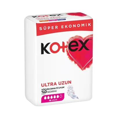 Kotex Ultra Quadro Uzun 18'li (1)