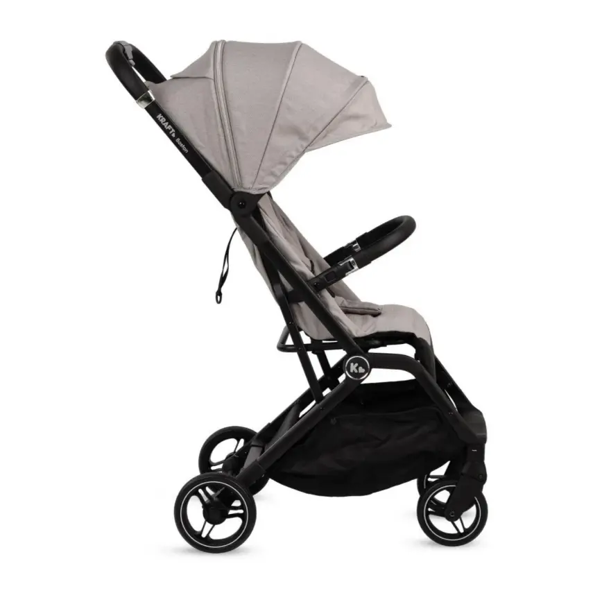 Kraft Boston Tek Elle Açılır Kapanır Hafif Kabin Bebek Arabası Beige - 4