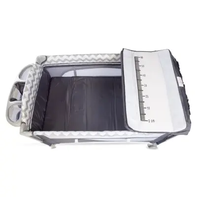 Kraft Calipso Bedside Anne Yanı Oyun Parkı 70x120 cm Zigzag (1)