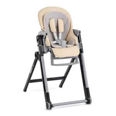 Kraft Chef Fonksiyonel Katlanabilir Çift Tepsili Mama Sandalyesi Beige - 4