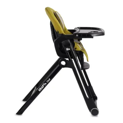 Kraft Chef Fonksiyonel Katlanabilir Çift Tepsili Mama Sandalyesi Green - 6