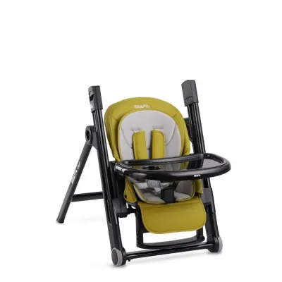 Kraft Chef Fonksiyonel Katlanabilir Çift Tepsili Mama Sandalyesi Green (1)