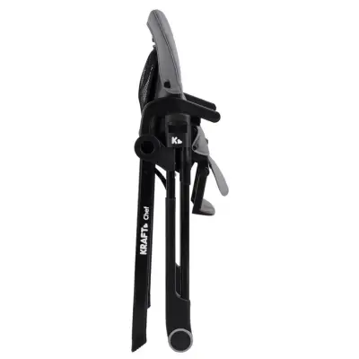 Kraft Chef Fonksiyonel Katlanabilir Çift Tepsili Mama Sandalyesi Grey - 11