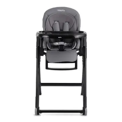 Kraft Chef Fonksiyonel Katlanabilir Çift Tepsili Mama Sandalyesi Grey - 9