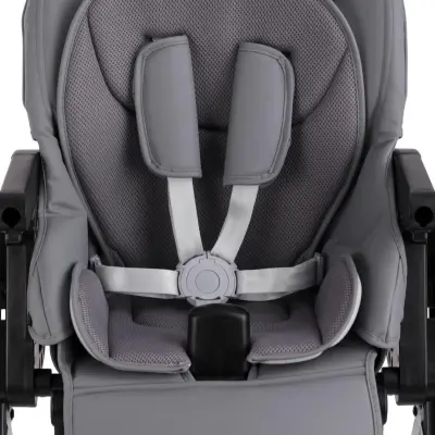 Kraft Chef Fonksiyonel Katlanabilir Çift Tepsili Mama Sandalyesi Grey - 16