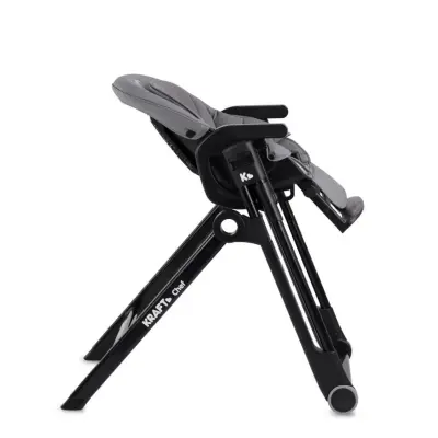 Kraft Chef Fonksiyonel Katlanabilir Çift Tepsili Mama Sandalyesi Grey - 14