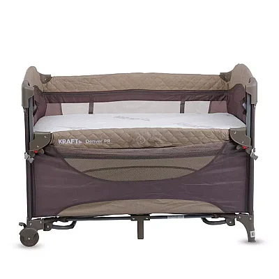 Kraft Denver Pr Anne Yanı Oyun Parkı Yatak Hediyeli 63x105 cm Beige - 3