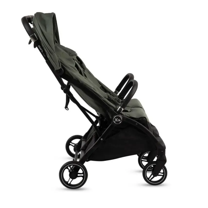 Kraft Duplo Tek Elle Katlanabilir İkiz Bebek Arabası Black - 2