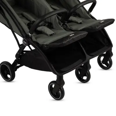 Kraft Duplo Tek Elle Katlanabilir İkiz Bebek Arabası Black - 13