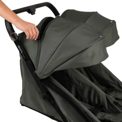 Kraft Duplo Tek Elle Katlanabilir İkiz Bebek Arabası Green - 5
