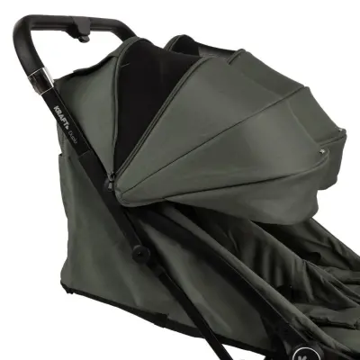 Kraft Duplo Tek Elle Katlanabilir İkiz Bebek Arabası Green - 21