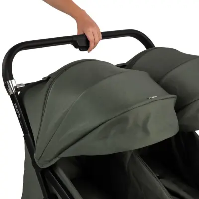 Kraft Duplo Tek Elle Katlanabilir İkiz Bebek Arabası Green - 18