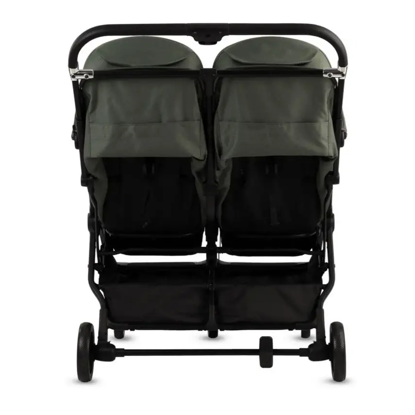 Kraft Duplo Tek Elle Katlanabilir İkiz Bebek Arabası Green - 8