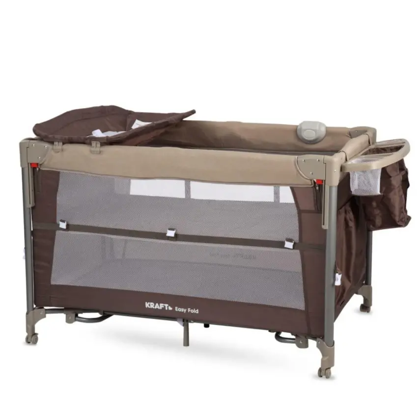 Kraft Easy Fold Anne Yanı Oyun Parkı 70x110 cm Beige - 1