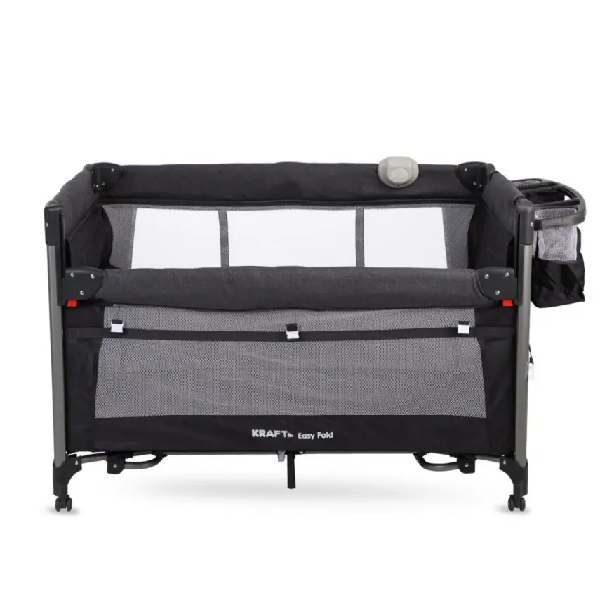 Kraft Easy Fold Anne Yanı Oyun Parkı 70x110 cm Dark Grey - 3