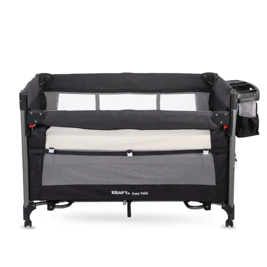 Kraft Easy Fold Anne Yanı Oyun Parkı 70x110 cm Dark Grey - 16