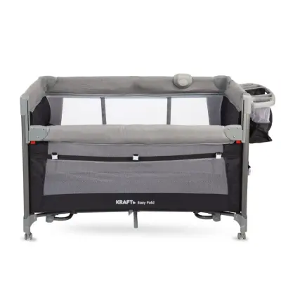 Kraft Easy Fold Anne Yanı Oyun Parkı 70x110 cm Light Grey - 9