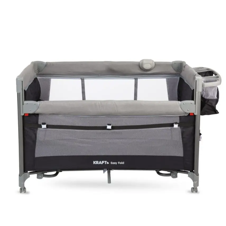 Kraft Easy Fold Anne Yanı Oyun Parkı 70x110 cm Light Grey - 9