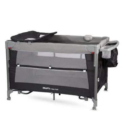 Kraft Easy Fold Anne Yanı Oyun Parkı 70x110 cm Light Grey