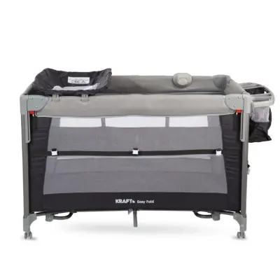 Kraft Easy Fold Anne Yanı Oyun Parkı 70x110 cm Light Grey - 3