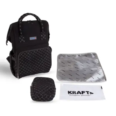 Kraft Ebony Anne Bebek Bakım Çantası Siyah - 2