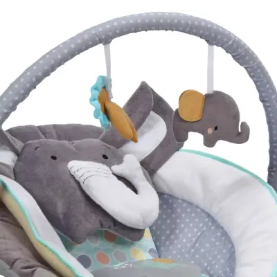 Kraft Elephant 2 Kademeli Titreşimli Müzikli Sallanabilen Ana Kucağı Gri - 4
