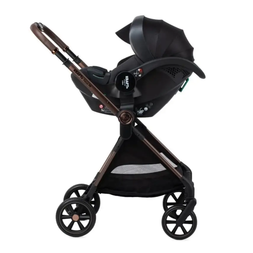 Kraft Focus Pr Çift Yönlü Kullanılabilen Travel - Seyahat Sistem Bebek Arabası Black - 11