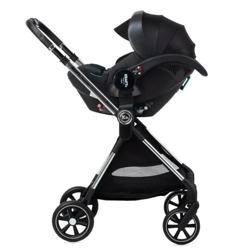 Kraft Focus Pr Çift Yönlü Kullanılabilen Travel - Seyahat Sistem Bebek Arabası Grey - 12