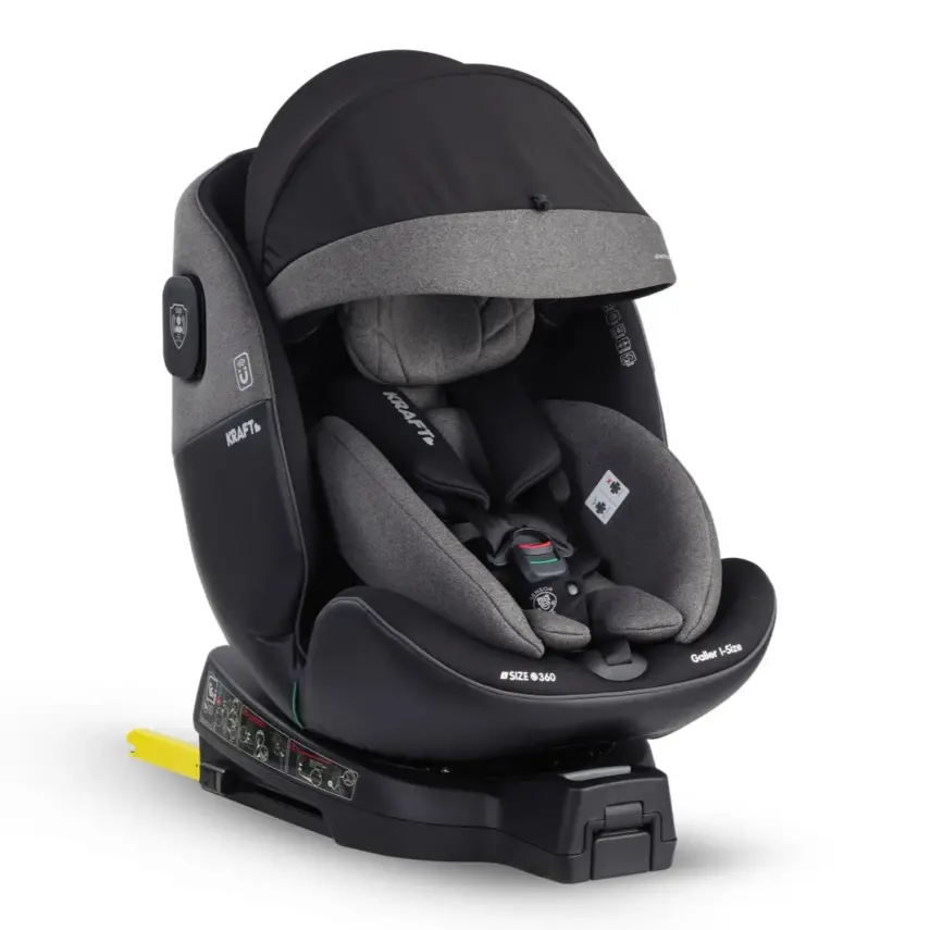 Kraft Galler I-Size İsofixli Oto Koltuğu 0-36 Kg Black - 1