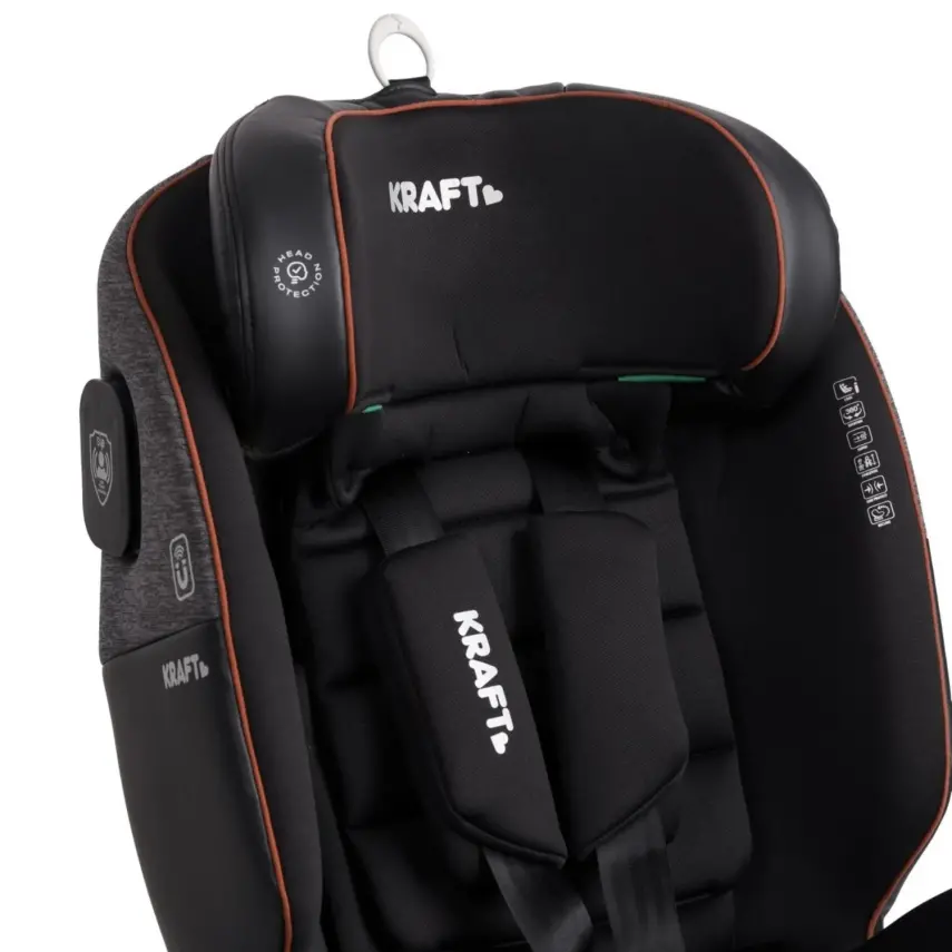 Kraft Galler I-Size İsofixli Oto Koltuğu 0-36 Kg Black - 33