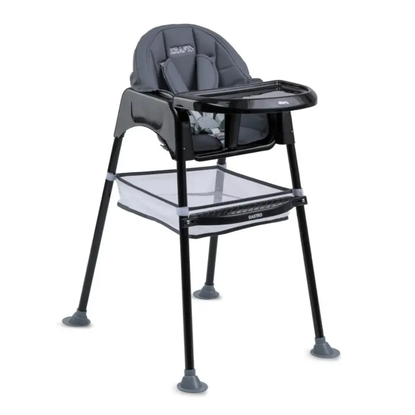 Kraft Gastro Basic Sepetli Mama Sandalyesi Grey - 1