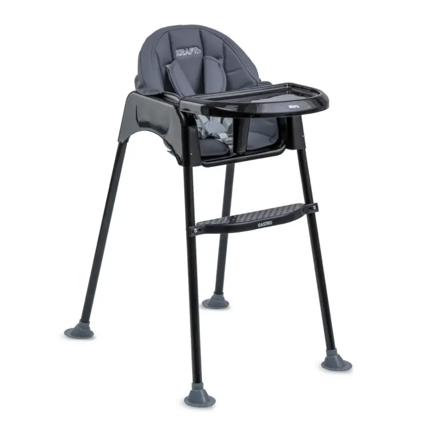 Kraft Gastro Basic Sepetli Mama Sandalyesi Grey - 3
