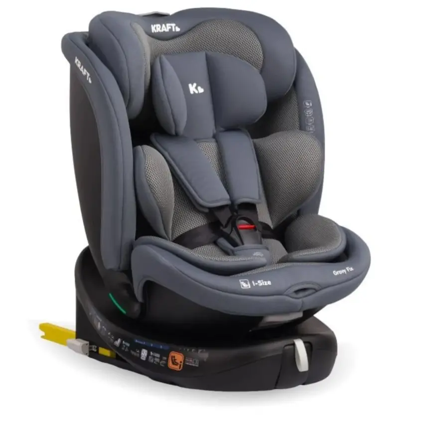 Kraft Grovy I-Size Oto Koltuğu 0-36 Kg Grey - 1