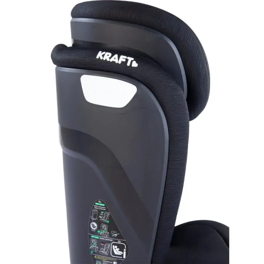 Kraft Henna Fix I-Size İsofix'li Oto Koltuğu 15-36 Kg Grey - 8