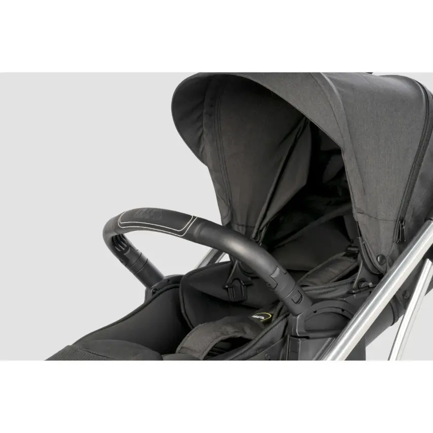 Kraft Kenya S Armor Plus Çift Yönlü Tek Elle Katlanabilir Kompakt Travel Sistem Bebek Arabası Black - 17