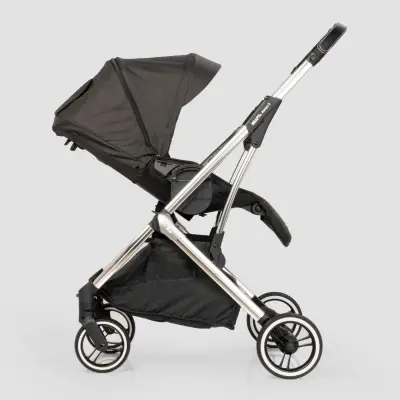 Kraft Kenya S Armor Plus Çift Yönlü Tek Elle Katlanabilir Kompakt Travel Sistem Bebek Arabası Black - 25