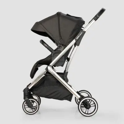 Kraft Kenya S Armor Plus Çift Yönlü Tek Elle Katlanabilir Kompakt Travel Sistem Bebek Arabası Black - 35