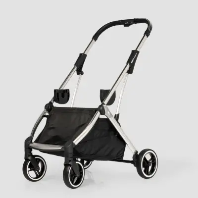 Kraft Kenya S Armor Plus Çift Yönlü Tek Elle Katlanabilir Kompakt Travel Sistem Bebek Arabası Black - 36