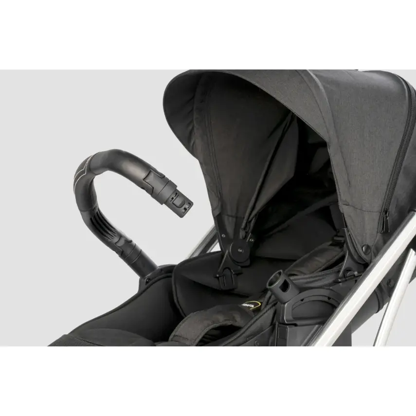 Kraft Kenya S Armor Plus Çift Yönlü Tek Elle Katlanabilir Kompakt Travel Sistem Bebek Arabası Black - 13