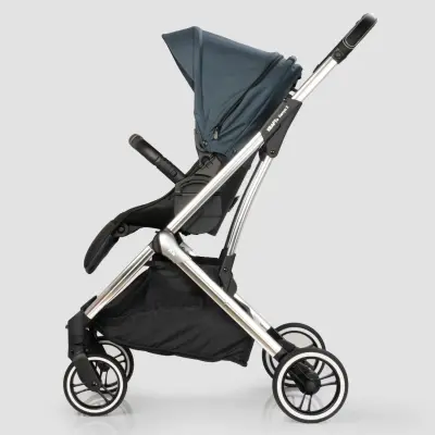 Kraft Kenya S Armor Plus Çift Yönlü Tek Elle Katlanabilir Kompakt Travel Sistem Bebek Arabası Blue - 13