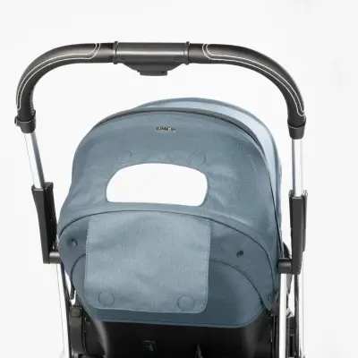 Kraft Kenya S Armor Plus Çift Yönlü Tek Elle Katlanabilir Kompakt Travel Sistem Bebek Arabası Blue - 16