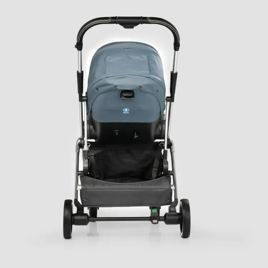 Kraft Kenya S Armor Plus Çift Yönlü Tek Elle Katlanabilir Kompakt Travel Sistem Bebek Arabası Blue - 26
