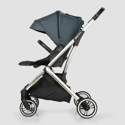 Kraft Kenya S Armor Plus Çift Yönlü Tek Elle Katlanabilir Kompakt Travel Sistem Bebek Arabası Blue - 24