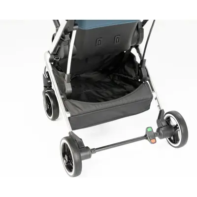 Kraft Kenya S Armor Plus Çift Yönlü Tek Elle Katlanabilir Kompakt Travel Sistem Bebek Arabası Blue - 35