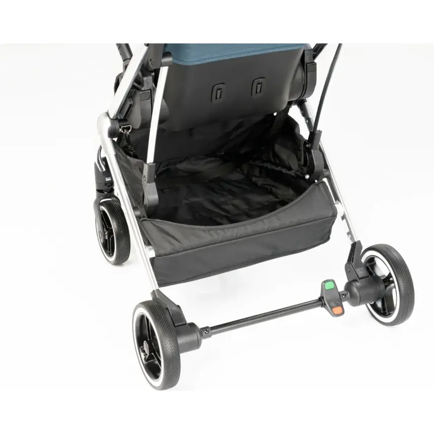 Kraft Kenya S Armor Plus Çift Yönlü Tek Elle Katlanabilir Kompakt Travel Sistem Bebek Arabası Blue - 35