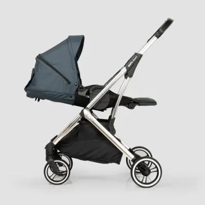 Kraft Kenya S Armor Plus Çift Yönlü Tek Elle Katlanabilir Kompakt Travel Sistem Bebek Arabası Blue - 22